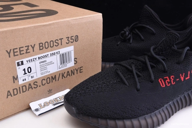 Black Adidas CP9652 Boost 350 Yeezy Red V2 0817